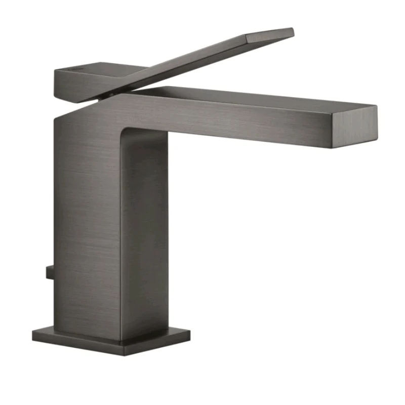 Смеситель для раковины, Gessi, Rettangolo K, цвет-Black Metal Brushed PVD