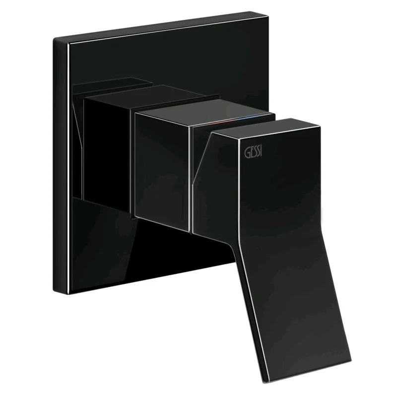 Смеситель для душа, Gessi, Rettangolo K, на 1 потребитель, цвет-Black Metal PVD