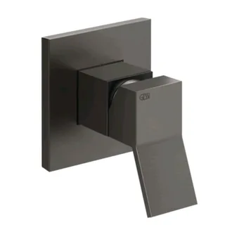 Смеситель для душа, Gessi, Rettangolo K, на 1 потребитель, цвет-Black Metal Brushed PVD