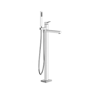 Смеситель для ванны и душа, Gessi, Rettangolo K, напольный, цвет-хром