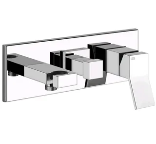 Смеситель для душа, Gessi, Rettangolo K, на 2 потребителя, цвет-хром