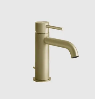 Смеситель для раковины, Gessi, 316 Flessa, цвет-Brushed Brass PVD