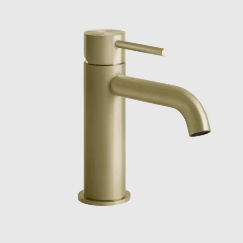 Смеситель для раковины, Gessi, 316 Flessa, цвет-Brushed Brass PVD