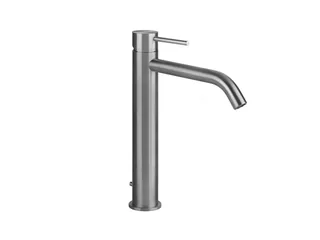 Смеситель для раковины, Gessi, Flessa, цвет-Steel Brushed