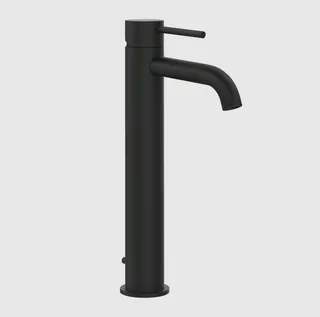 Смеситель для раковины, Gessi, 316 Flessa, цвет-черный матовый