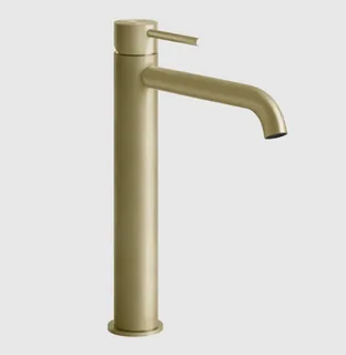 Смеситель для раковины, Gessi, 316 Flessa, цвет-Brushed Brass PVD