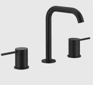 Смеситель для раковины, Gessi, 316 Flessa, цвет-черный матовый