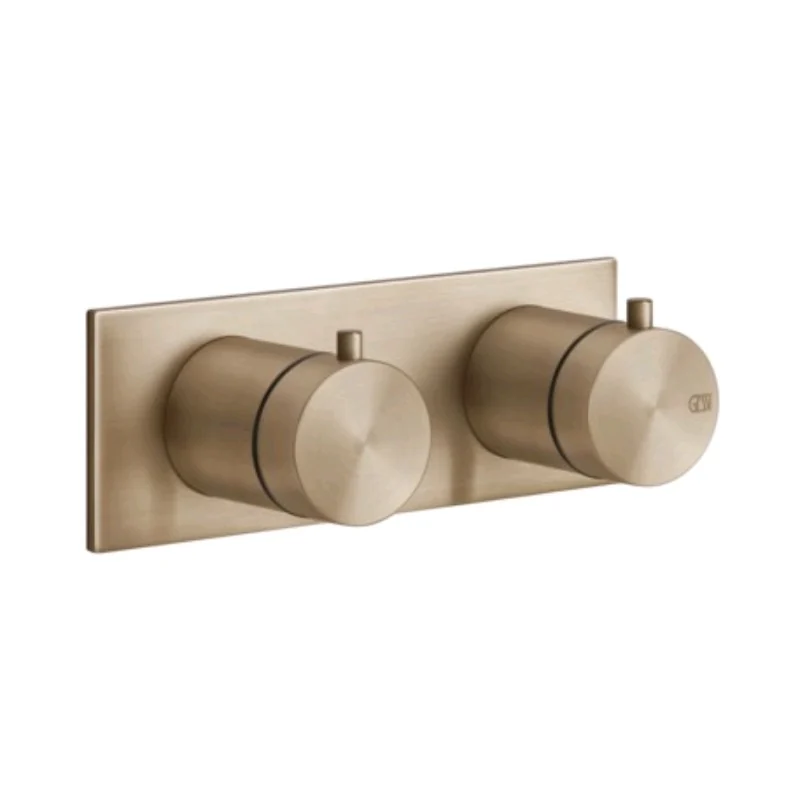 Смеситель для душа, Gessi, 316 Bath-Shower, на 1 потребитель, цвет-Warm Bronze Brushed PVD