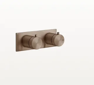 Смеситель для душа, Gessi, Shower316, цвет-Copper Brushed PVD