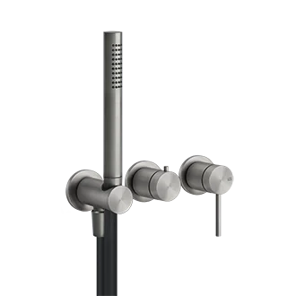 Смеситель для душа, Gessi, Shower316, цвет-Steel Brushed