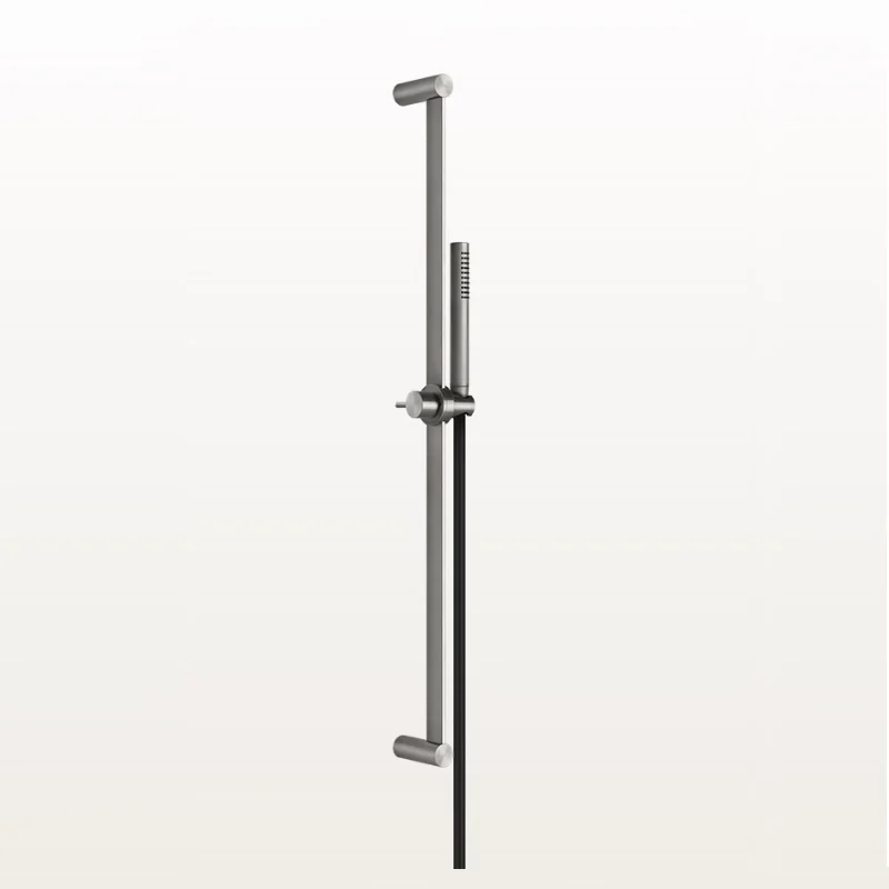 Душевой гарнитур, Gessi, 316 Bath-Shower, 25, цвет-Steel Brushed