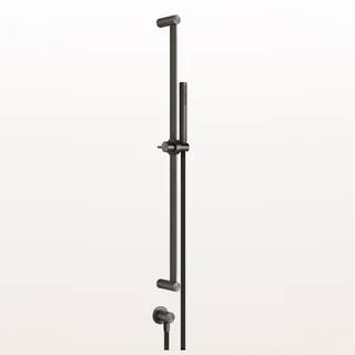 Душевой гарнитур, Gessi, 316 Bath-Shower, 25, цвет-Black Metal Brushed PVD