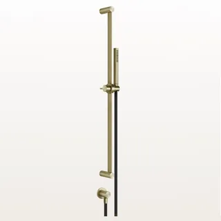 Душевой гарнитур, Gessi, 316 Bath-Shower, 25, цвет-Brushed Brass PVD