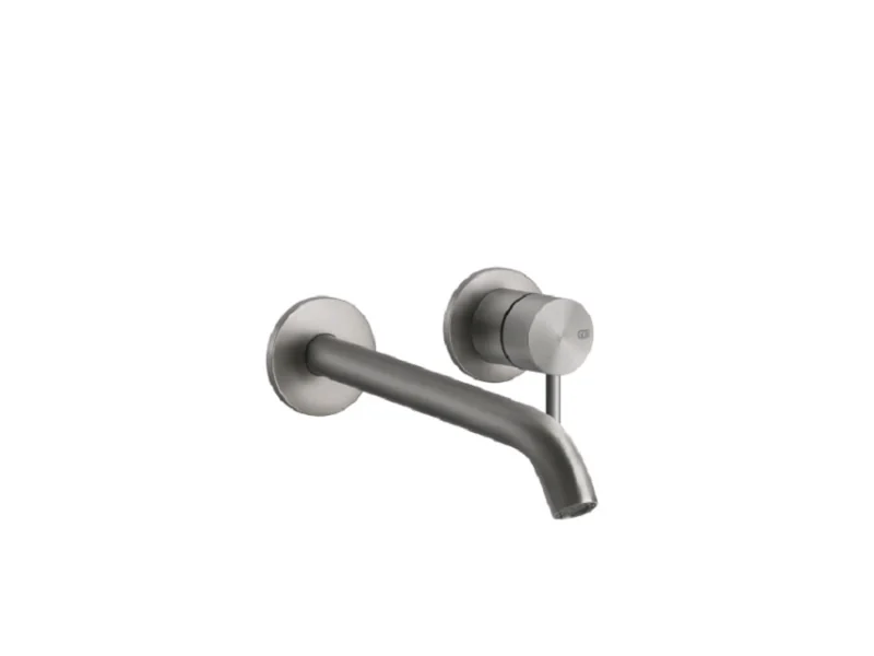 Смеситель для раковины, Gessi, Flessa, цвет-Steel Brushed