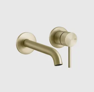 Смеситель для раковины, Gessi, 316 Flessa, цвет-Brushed Brass PVD — иконка