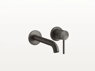 Смеситель для раковины, Gessi, Flessa, цвет-Black Metal Brushed PVD