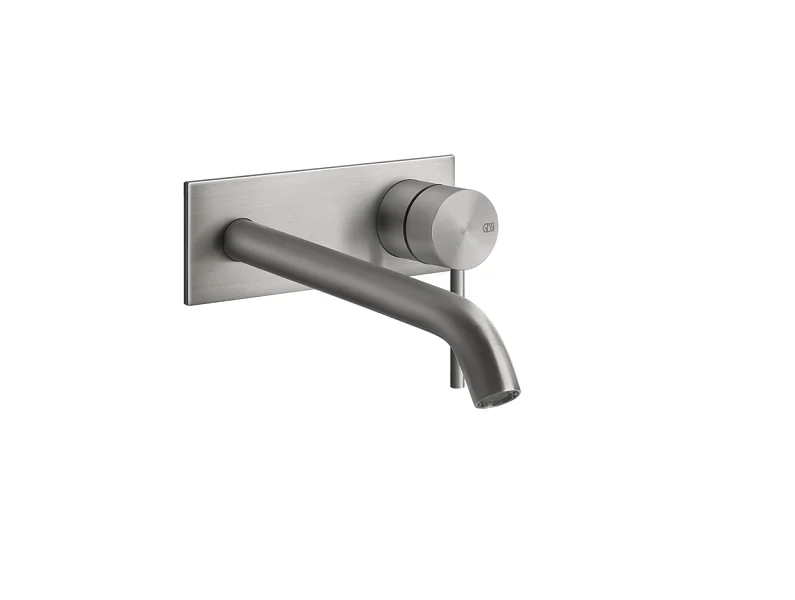 Смеситель для раковины, Gessi, Flessa, цвет-Black Metal Brushed PVD