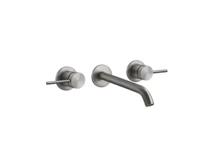 Смеситель для раковины, Gessi, Flessa, цвет-Steel Brushed