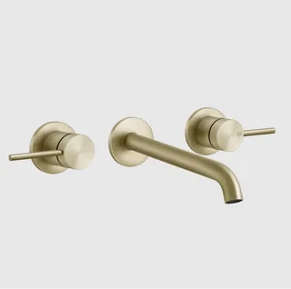 Смеситель для раковины, Gessi, 316 Flessa, цвет-Brushed Brass PVD