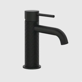 Смеситель для раковины, Gessi, 316 Intreccio, цвет-черный матовый