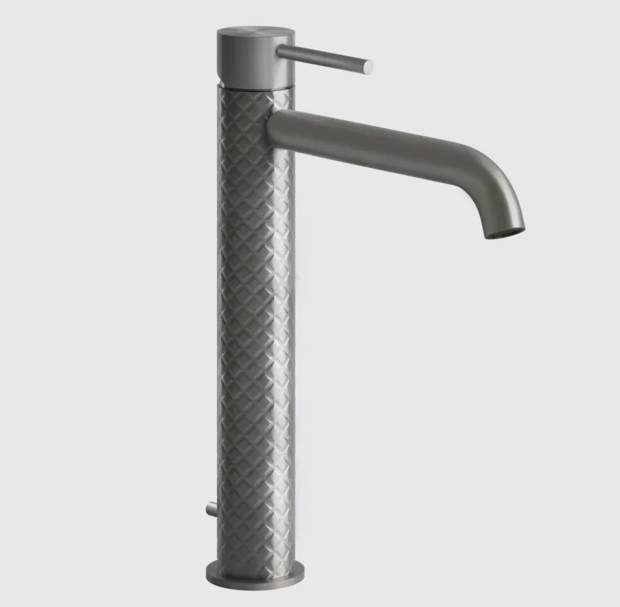 Смеситель для раковины, Gessi, 316 Intreccio, цвет-Steel Brushed