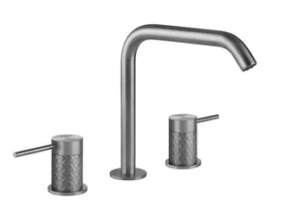 Смеситель для раковины, Gessi, Intreccio, цвет-Copper Brushed PVD