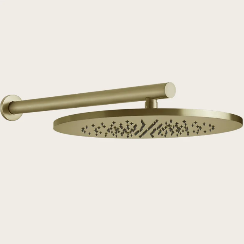 Верхний душ, Gessi, 316 Bath-Shower, 355*355, цвет-Brushed Brass PVD