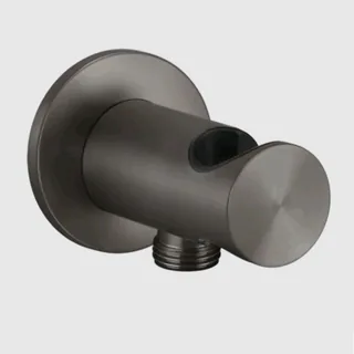 Шланговое подсоединение, Gessi, Shower316, цвет-Black Metal Brushed PVD