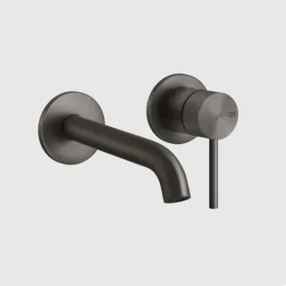 Смеситель для раковины, Gessi, 316 Intreccio, цвет-Black Metal Brushed PVD