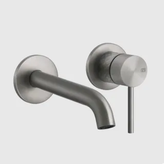 Смеситель для раковины, Gessi, 316 Intreccio, цвет-Steel Brushed