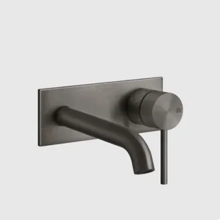 Смеситель для раковины, Gessi, 316 Intreccio, цвет-Black Metal Brushed PVD