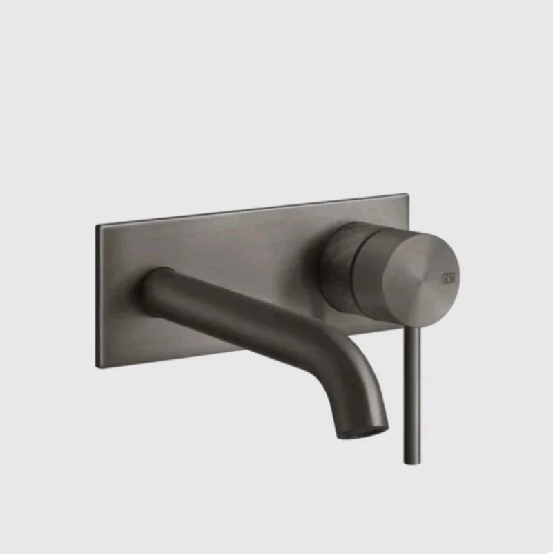 Смеситель для раковины, Gessi, 316 Intreccio, цвет-Black Metal Brushed PVD