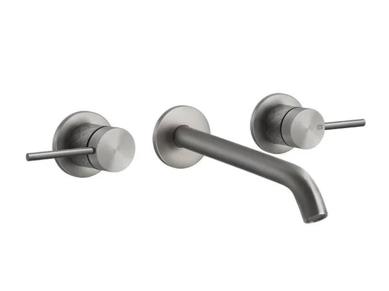 Смеситель для раковины, Gessi, Intreccio, цвет-Copper Brushed PVD