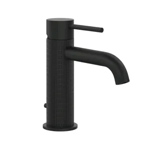 Смеситель для раковины, Gessi, 316 Meccanica, цвет-черный матовый