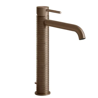 Смеситель для раковины, Gessi, 316 Meccanica, цвет-Copper Brushed PVD