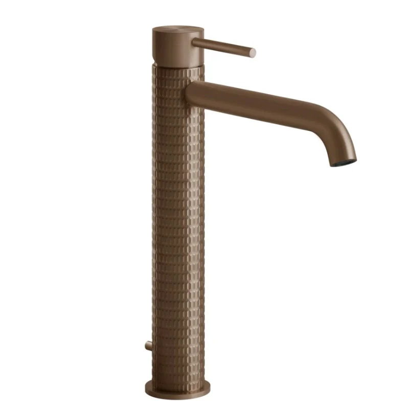 Смеситель для раковины, Gessi, 316 Meccanica, цвет-Copper Brushed PVD