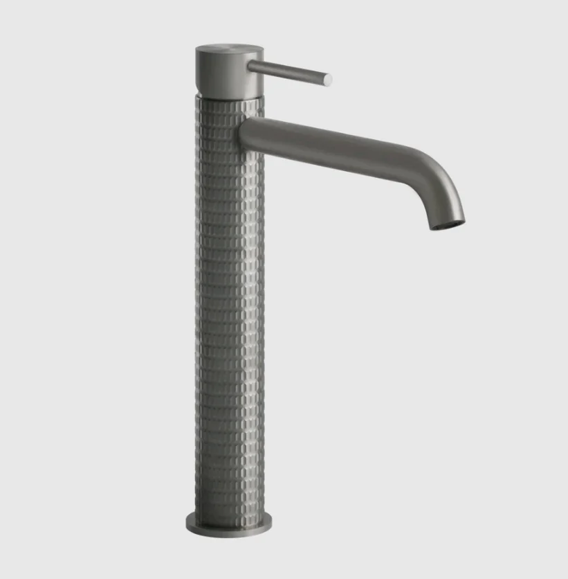 Смеситель для раковины, Gessi, 316 Meccanica, цвет-Steel Brushed