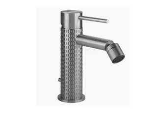 Смеситель для биде, Gessi, Meccanica, цвет-Black Metal Brushed PVD