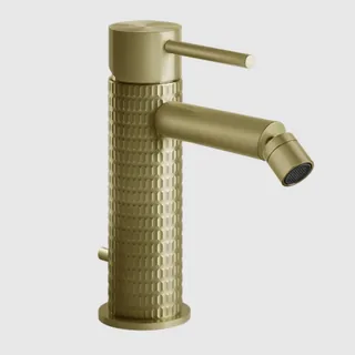 Смеситель для биде, Gessi, 316 Meccanica, цвет-Brushed Brass PVD — иконка