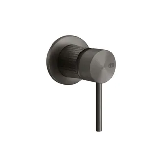 Смеситель для душа, Gessi, 316 Meccanica, на 1 потребитель, цвет-Black Metal Brushed PVD — иконка