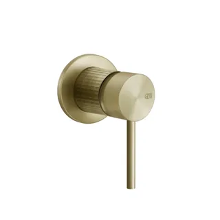 Смеситель для душа, Gessi, 316 Meccanica, на 1 потребитель, цвет-Brushed Brass PVD