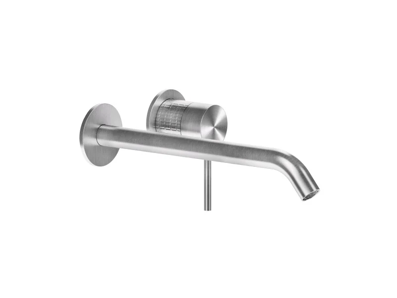 Смеситель для раковины, Gessi, Meccanica, цвет-Black Metal Brushed PVD