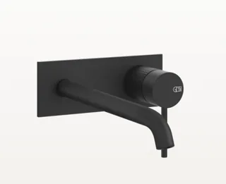 Смеситель для раковины, Gessi, Meccanica, цвет-черный матовый — иконка