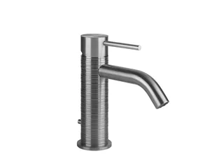 Смеситель для раковины, Gessi, Trame, цвет-Steel Brushed