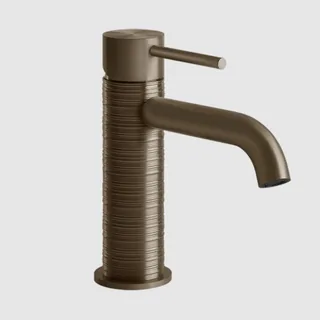 Смеситель для раковины, Gessi, Trame, на раковину/столешницу, цвет-Coffee Bronze Brushed PVD