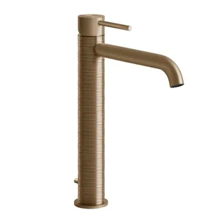 Смеситель для раковины, Gessi, 316 Trame, цвет-Warm Bronze Brushed PVD — иконка