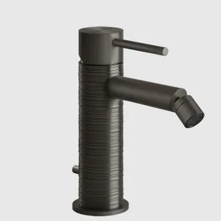 Смеситель для биде, Gessi, 316 Trame, цвет-Black Metal Brushed PVD