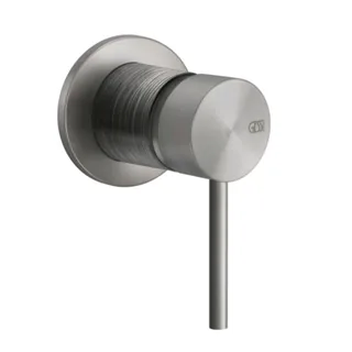 Смеситель для душа, Gessi, 316 Trame, на 1 потребитель, цвет-Steel Brushed