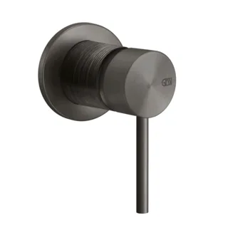 Смеситель для душа, Gessi, 316 Trame, на 1 потребитель, цвет-Black Metal Brushed PVD