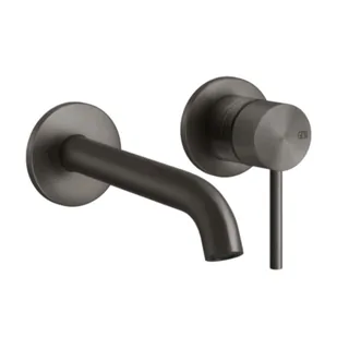 Смеситель для раковины, Gessi, 316 Trame, цвет-Black Metal Brushed PVD